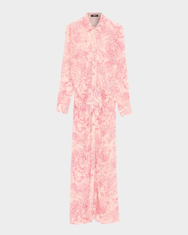 Underwater Barocco Shirtdress Coverup